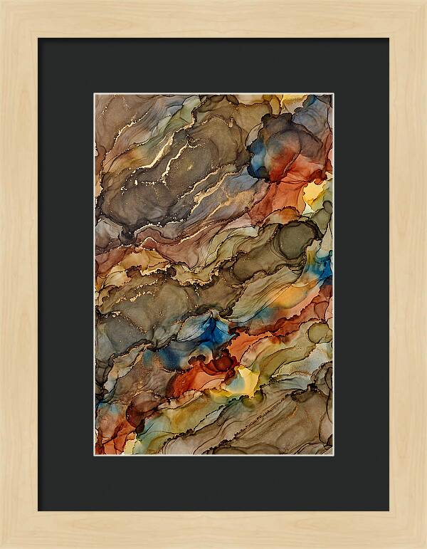 Earth Tones Flowing Landscape