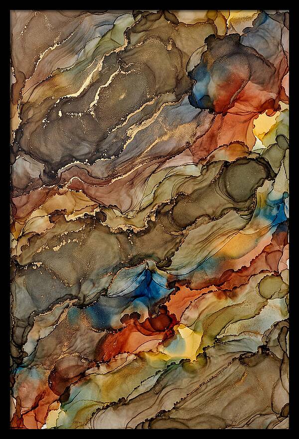 Earth Tones Flowing Landscape
