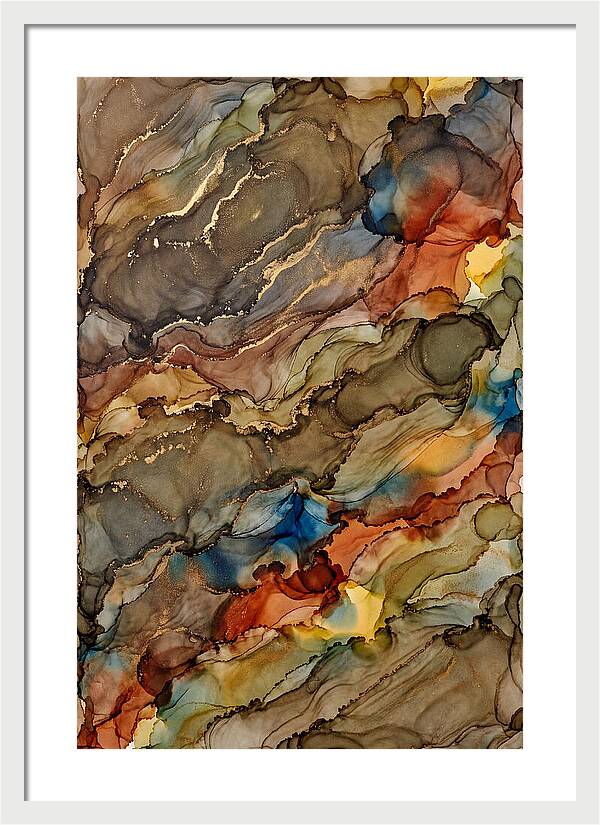 Earth Tones Flowing Landscape