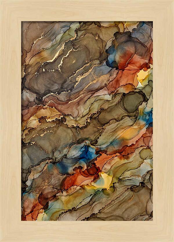 Earth Tones Flowing Landscape