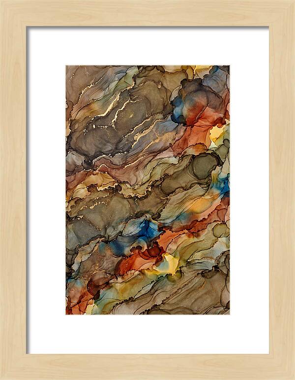 Earth Tones Flowing Landscape