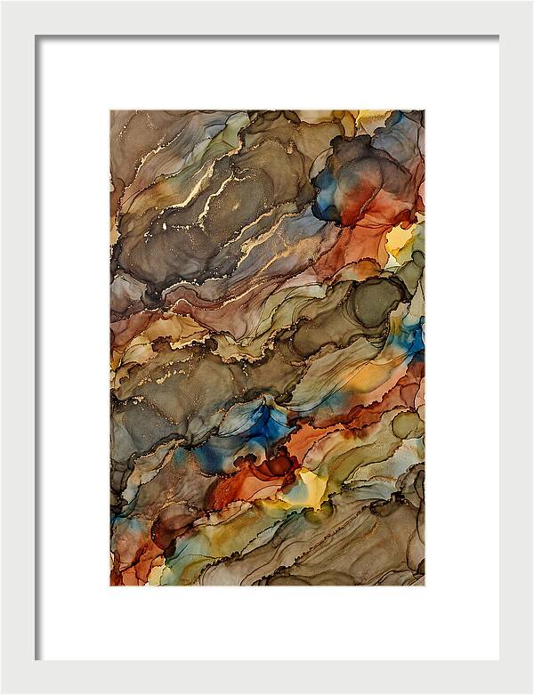 Earth Tones Flowing Landscape