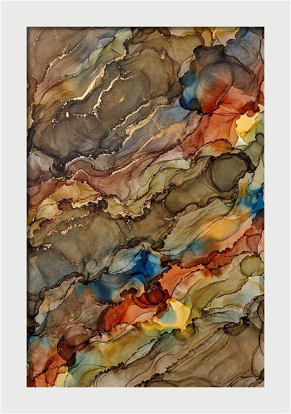 Earth Tones Flowing Landscape
