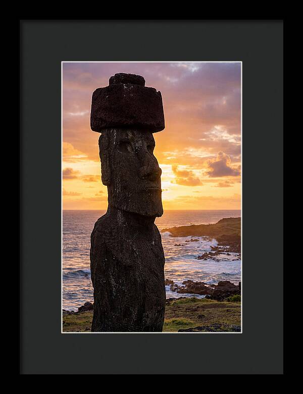 Easter Island Moai At Sunrise