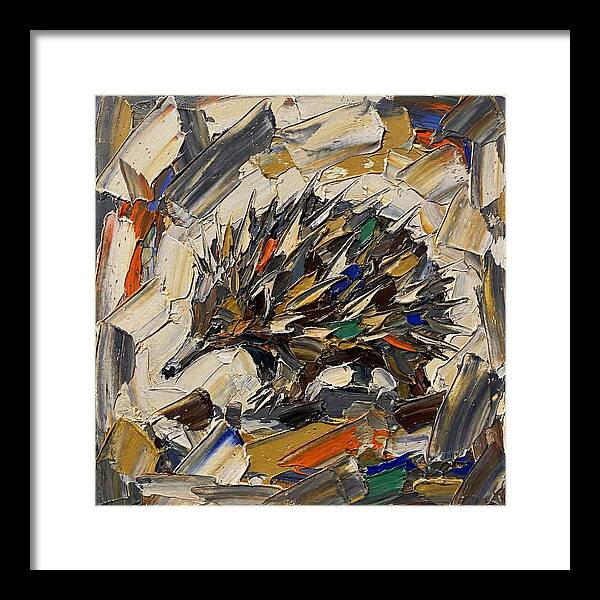 Echidna In Abstract Colors