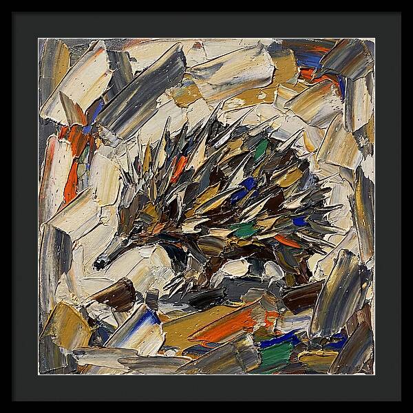 Echidna In Abstract Colors