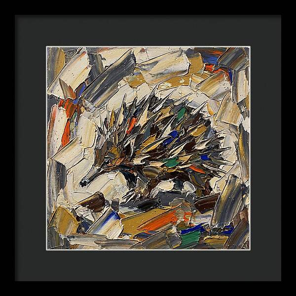 Echidna In Abstract Colors