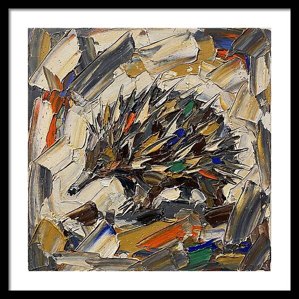 Echidna In Abstract Colors
