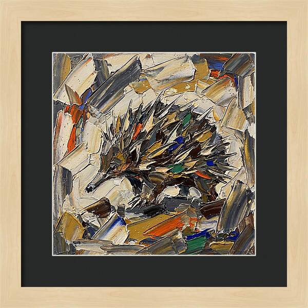 Echidna In Abstract Colors