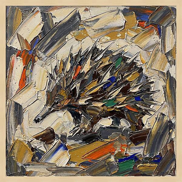 Echidna In Abstract Colors