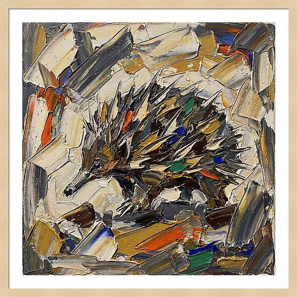 Echidna In Abstract Colors