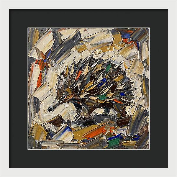 Echidna In Abstract Colors