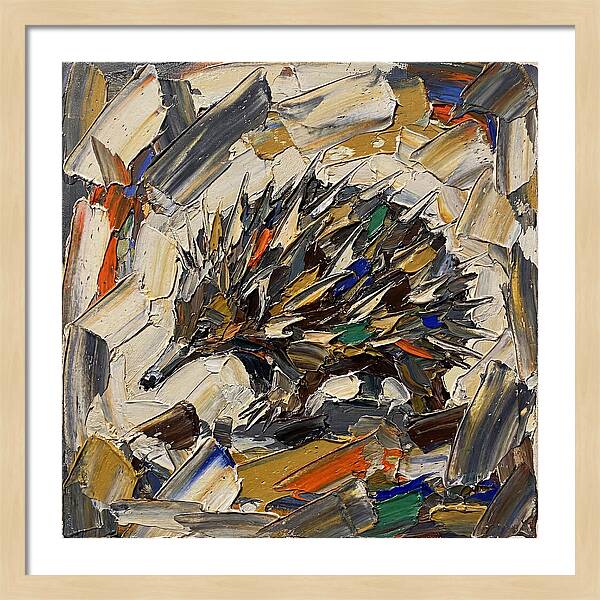 Echidna In Abstract Colors