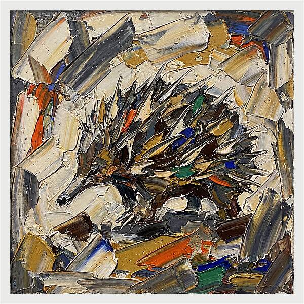 Echidna In Abstract Colors