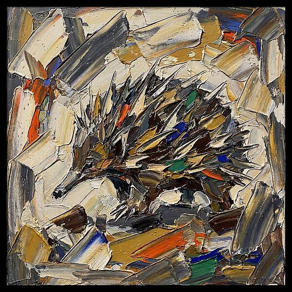 Echidna In Abstract Colors