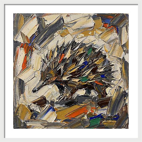 Echidna In Abstract Colors