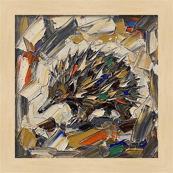 Echidna In Abstract Colors