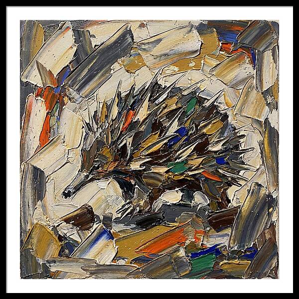 Echidna In Abstract Colors