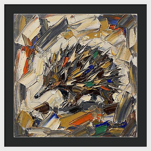 Echidna In Abstract Colors