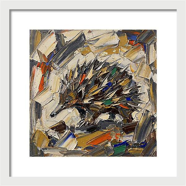Echidna In Abstract Colors