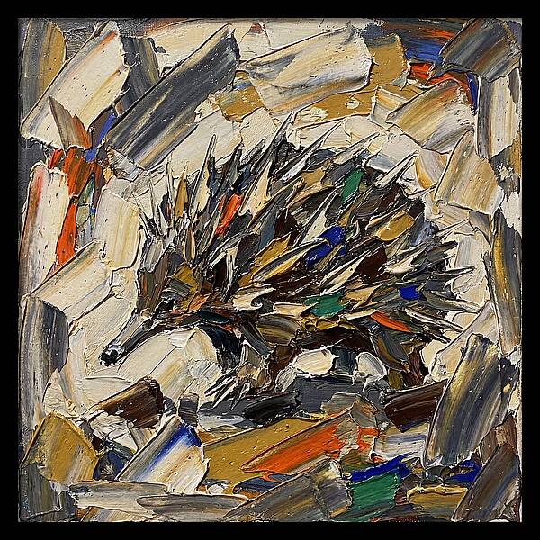 Echidna In Abstract Colors