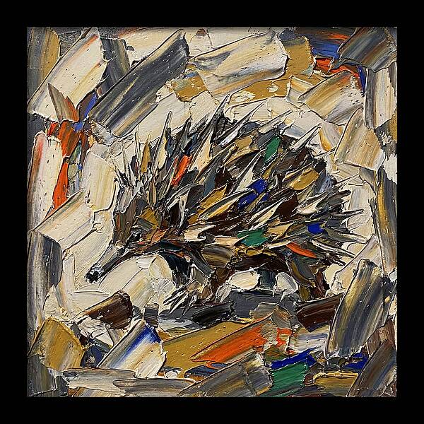 Echidna In Abstract Colors