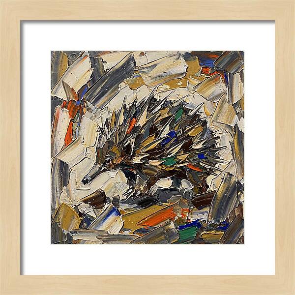 Echidna In Abstract Colors