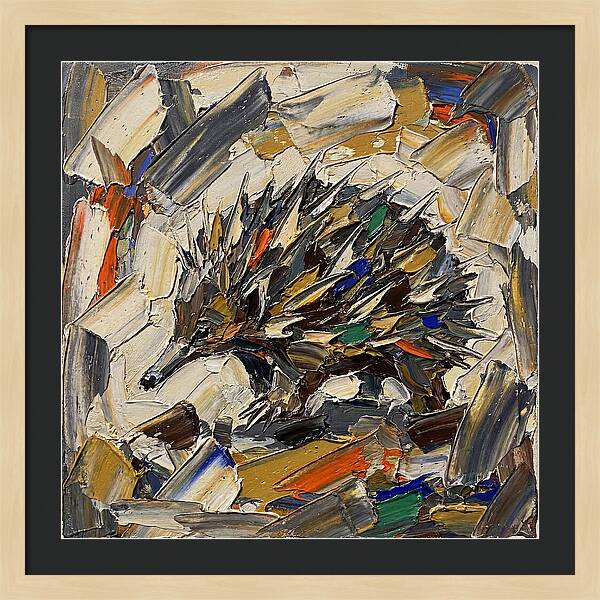 Echidna In Abstract Colors