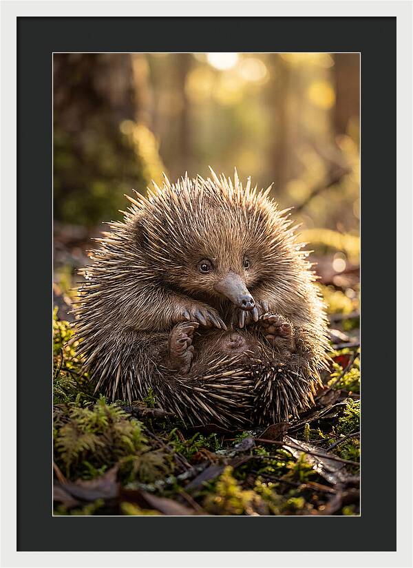 Echidna Puggle In Nature