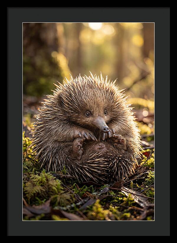 Echidna Puggle In Nature