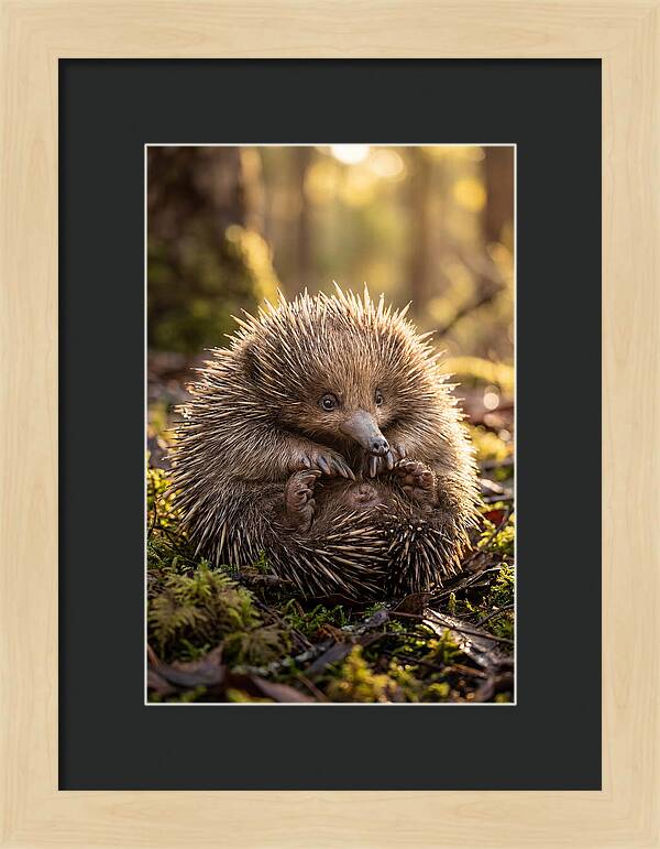 Echidna Puggle In Nature