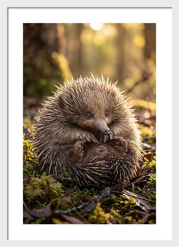 Echidna Puggle In Nature