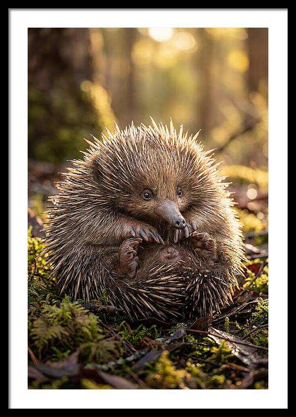 Echidna Puggle In Nature