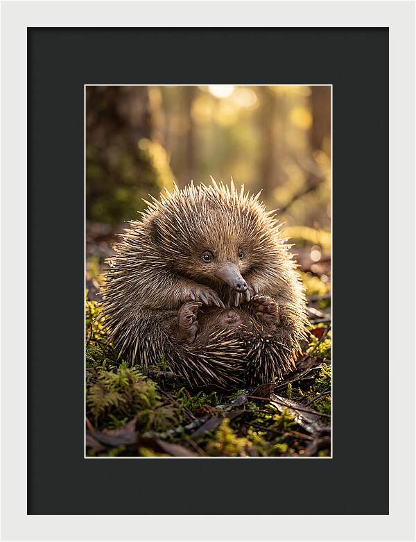 Echidna Puggle In Nature