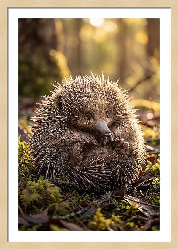 Echidna Puggle In Nature