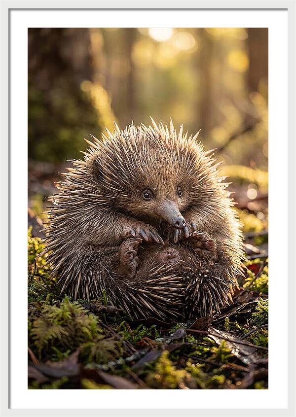 Echidna Puggle In Nature