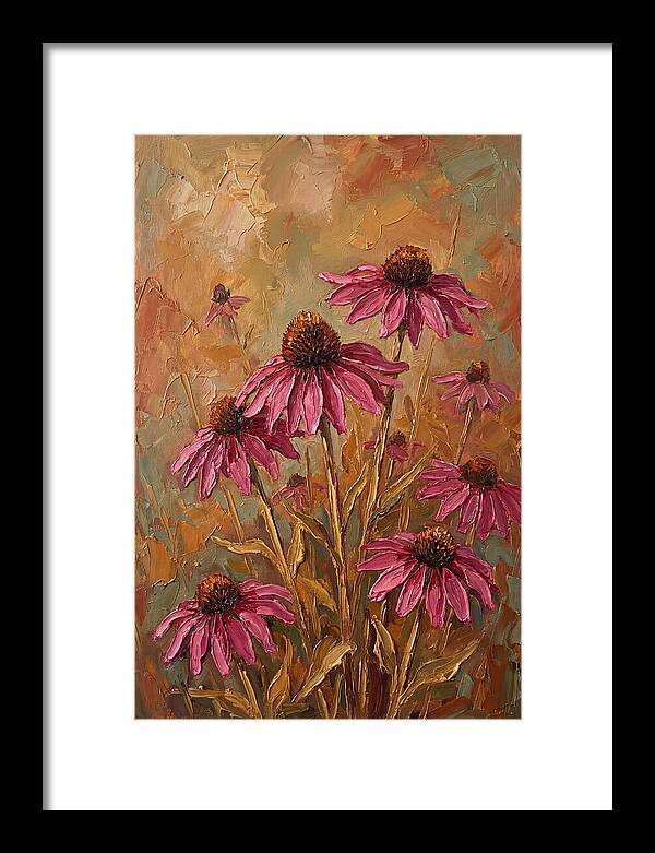 Echinacea Patch In Bloom