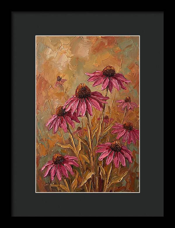 Echinacea Patch In Bloom