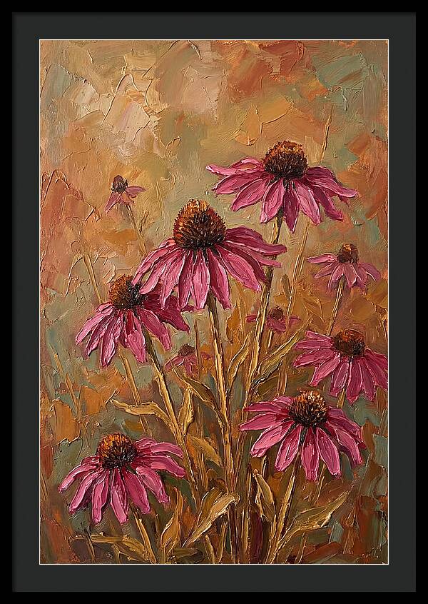 Echinacea Patch In Bloom