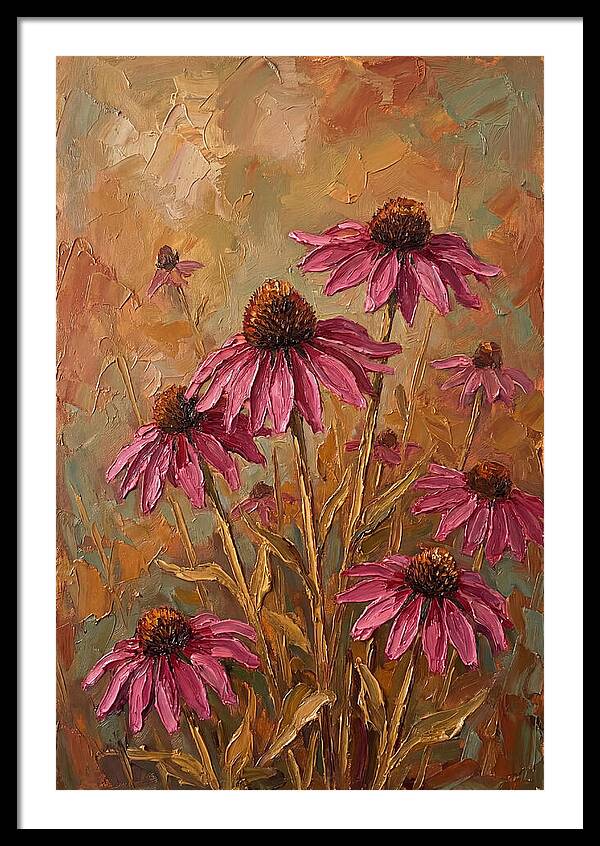 Echinacea Patch In Bloom