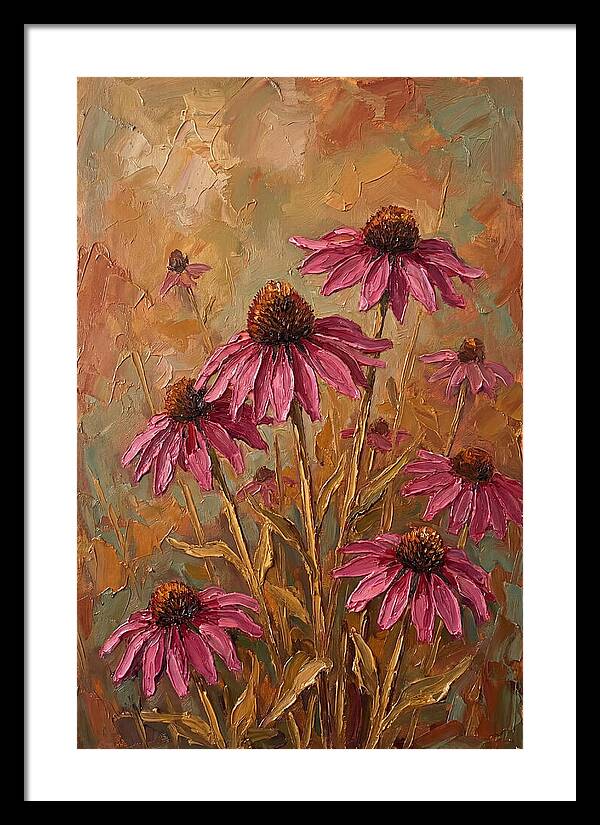 Echinacea Patch In Bloom