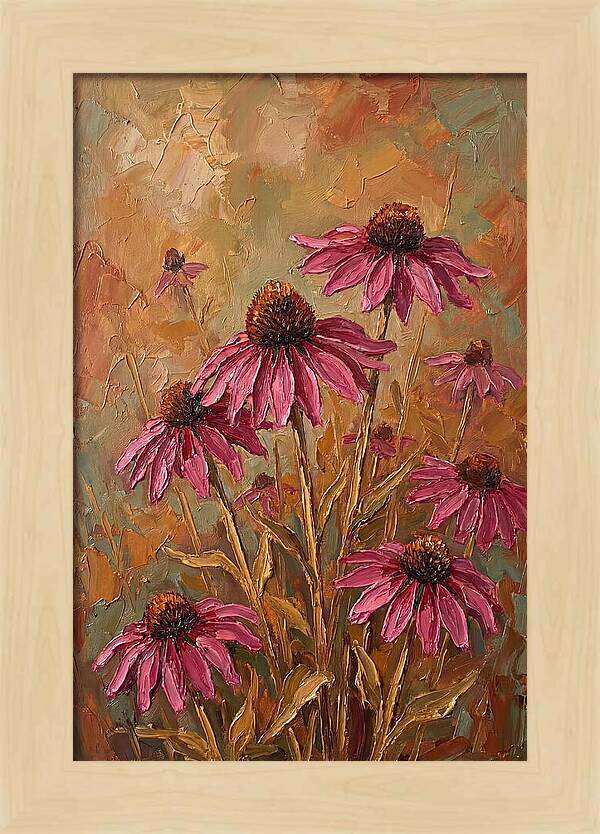 Echinacea Patch In Bloom