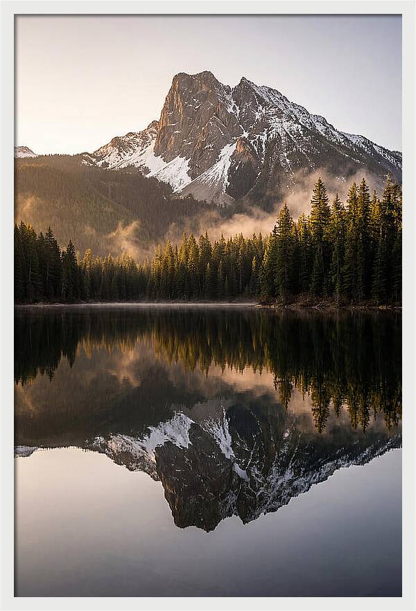 Echo Lake Mountain Reflection