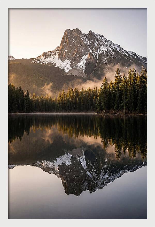 Echo Lake Mountain Reflection