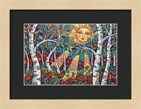 Echoes In The Birch Forest