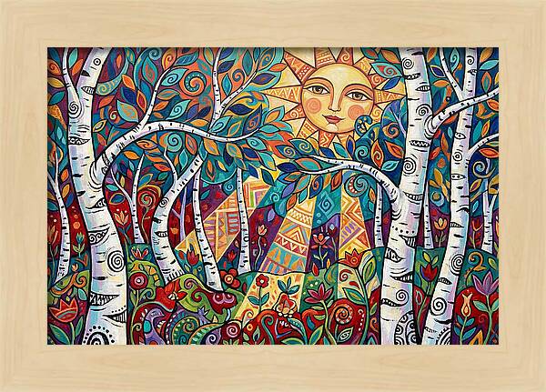 Echoes In The Birch Forest