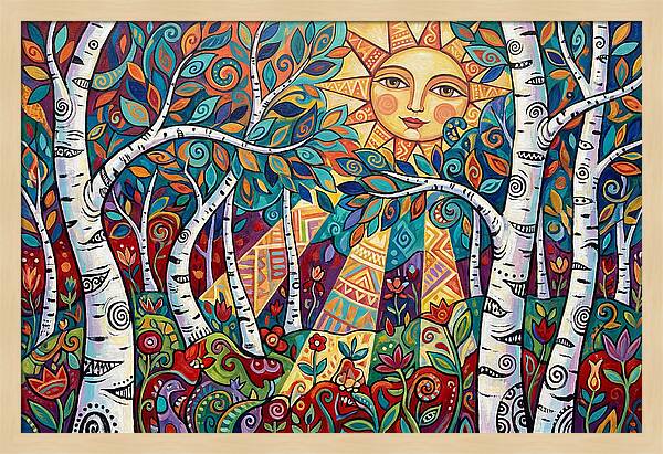 Echoes In The Birch Forest