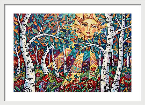 Echoes In The Birch Forest