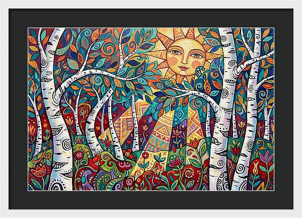 Echoes In The Birch Forest