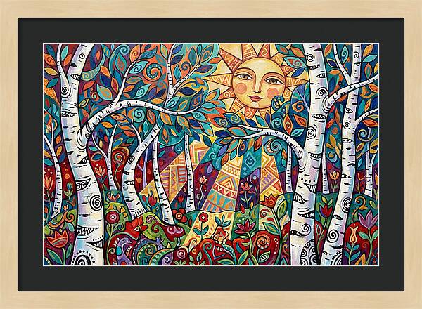 Echoes In The Birch Forest
